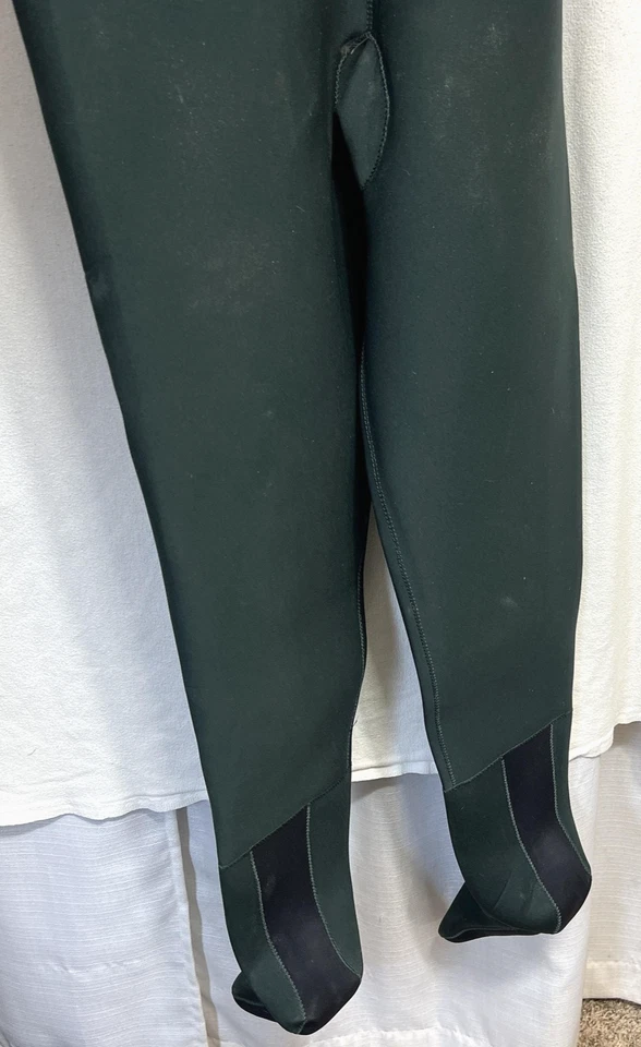Hodgman Neoprene Chest Waders Men M Stockingfoot Reinforced Knees Green Fishing - Image 4 of 4