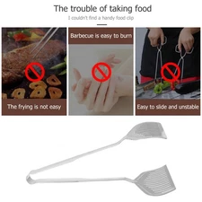 Stainless Steel Fish Tong Food Clip Kitchen Serving Tongs for Home