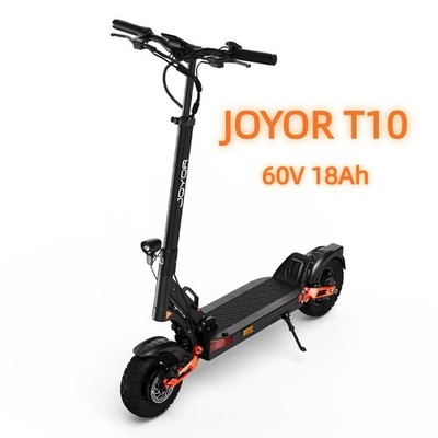 JOYOR T10 2000W Dual Motor 10'' Folding Electric Scooter 60V 18Ah 60KM/H