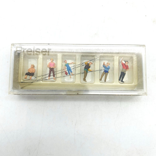 Preiser #79077 Pescadores Pescadores Escala N Juego de 6 Figuras + Alambre para Cañas/Postes | Condition: New