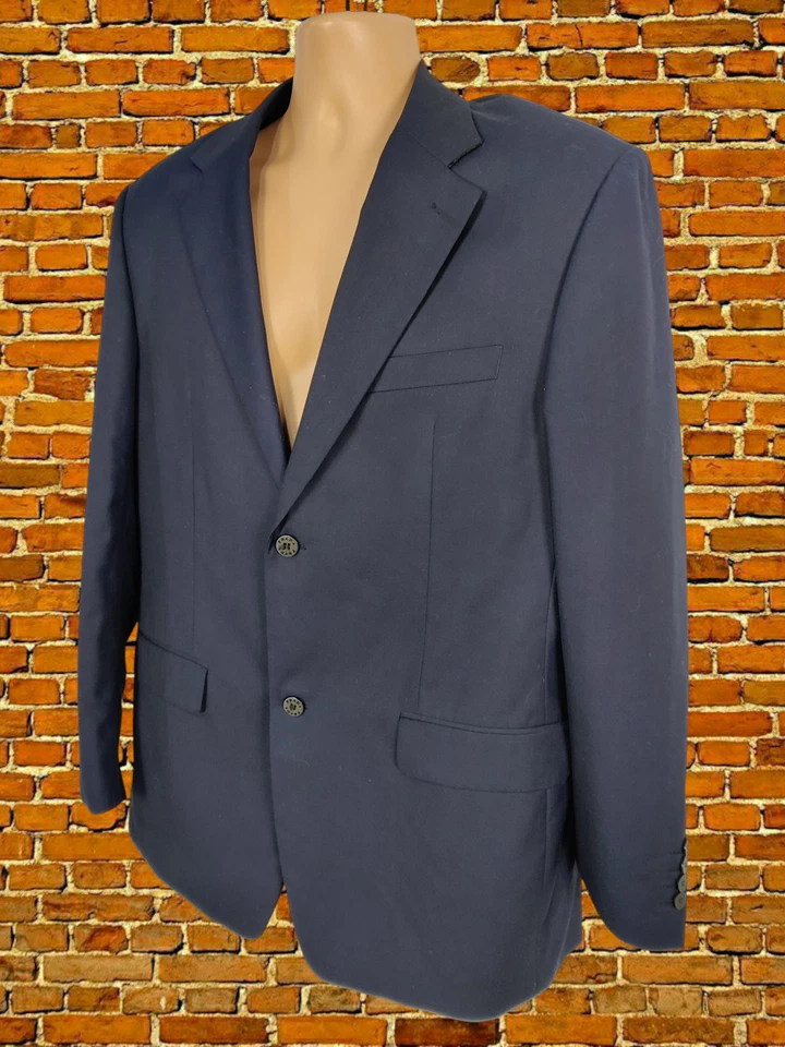 PRADA MILANO NAVY BLUE BLAZER SIZE IT 54A UK 44 MEN FORMAL SUPER 120 JACKET COAT - Image 2 of 4