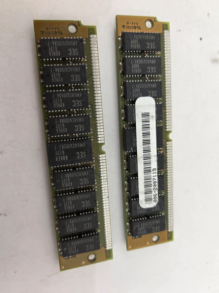 SAMSUNG KMM5368103AK-7 64MB (2X 32 mb) 72 PIN 70NS SIMM WITH WARRANTY - Image 2 of 2
