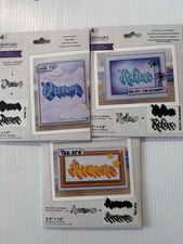 NEW Crafters Companion Gemini Dies Bundle Of 3 Dream /Awesome /Relax 4pc Sets