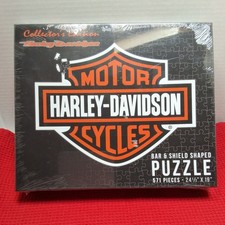 Harley Davidson Motorcycles Bar  Shield Shaped Puzzle - Collector  s Edition NEW