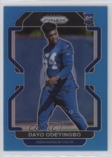 2021 Panini Prizm Rookie Light Blue Prizm Dayo Odeyingbo #387 16wc