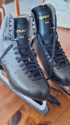 Solide Schlittschuhe Graf 500 Größe 43, 1x gebraucht   wie neu