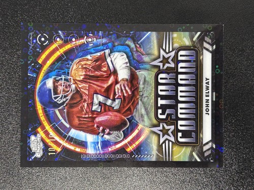 2024 Topps Chrome Star Command John Elway #SC-8 10/10 Black | eBay