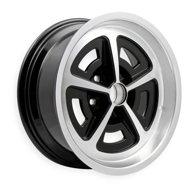 17x7 HK Wheels Magnum 500 Black Inserts Wheel 5x4.75 (6mm) Set of 4