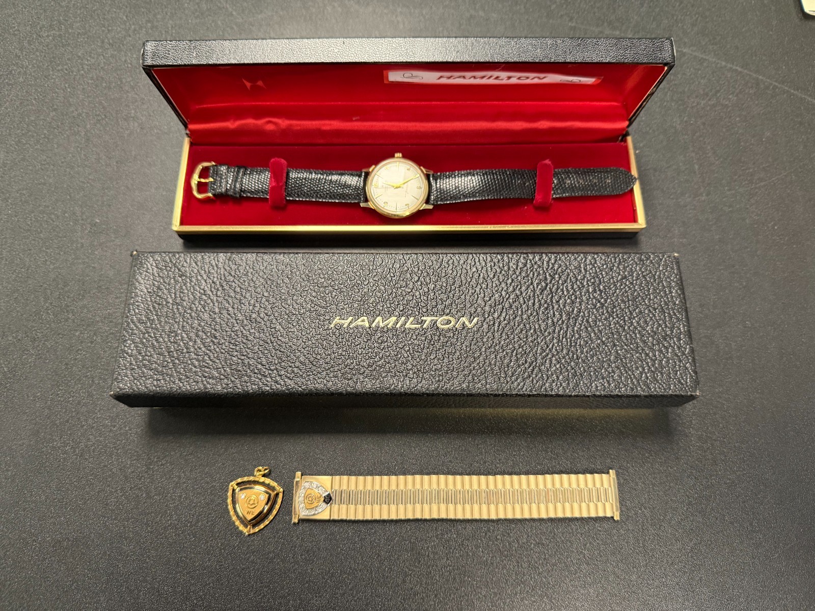 RARE Hamilton Masterpiece ThinOmatic Solid 14k Aw… - image 1