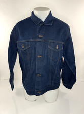 BIG MAC - Vintage DENIM Mens 46 R - M / L Trucker Ranch Work Jacket - EXCELLENT