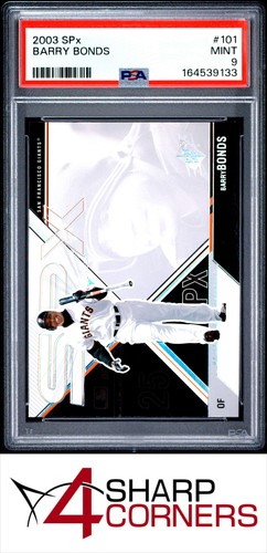 2003 SPx #101 BARRY BONDS GIANTS POP 2 PSA 9