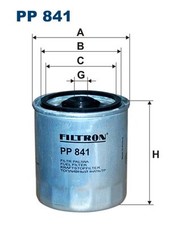 For Filtron PP 841 FUEL FILTER - DIESEL EVOBUS, , MERCEDES 190, 200, 250, 290,