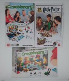 Lego 3844 CREATIONARY Building Block Board Game Instruction Booklet Only