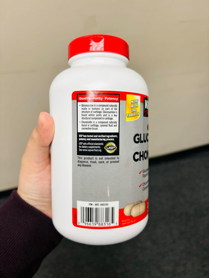 Kirkland Signature Glucosamine HCI 1500Mg Chondroitin Sulfate 1200Mg