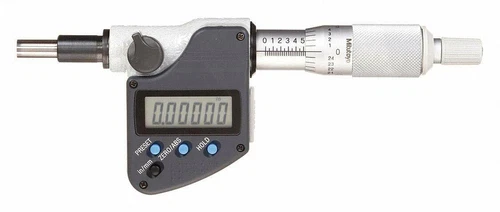 Mitutoyo 350-352-30 Digimatic Micrometer Head, 0-1"/25.4mm Range, .00005"