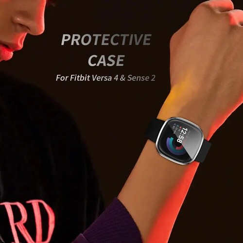 Étui complet PC pour Fitbit Versa 4/Sense 2 housse de protection housse de protection d'écran pare-chocs - Photo 5 sur 24