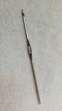 Vintage Used Hero Crochet Hook Made In Japan Size 1 Metal Silver