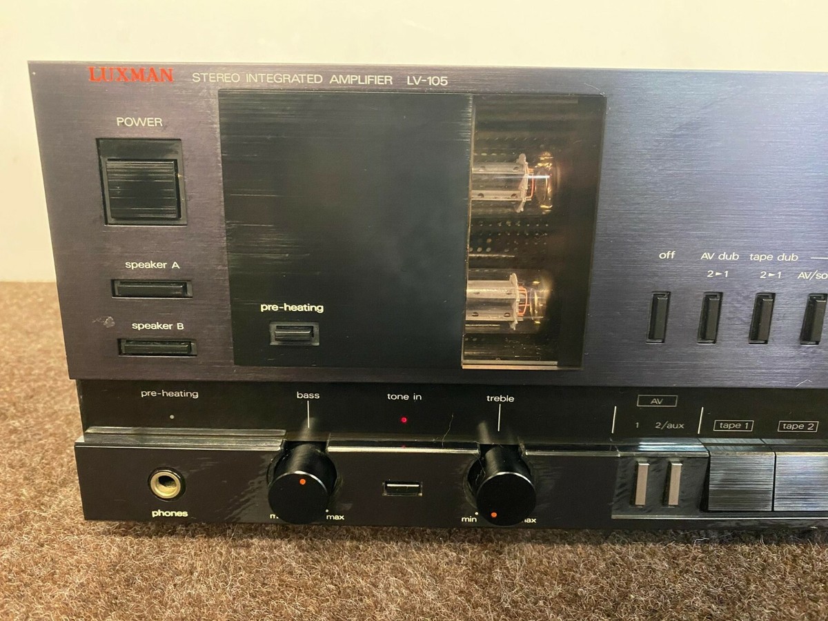 Vintage Luxman LV-105 Stereo Integrated Amplifier. Pro Serviced