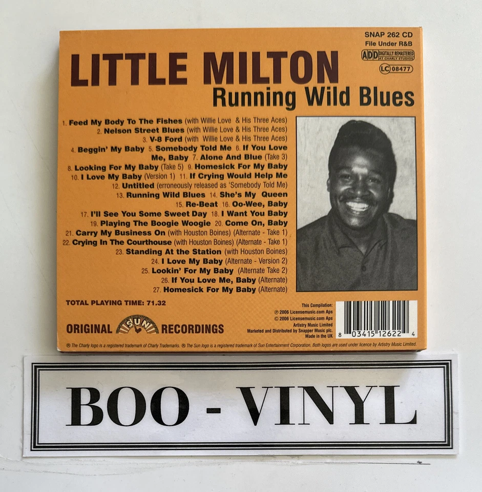 Running Wild Blues CD (2006) Album Rhythm N Blues Digipak Remastered NM / NM - Image 2 of 4