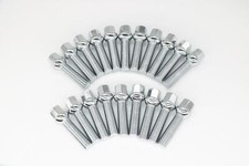 20 Lug Bolts Nuts 14x1.5 45mm Shank Ball Seat For Bmw Vw Audi Mercedes Wheels
