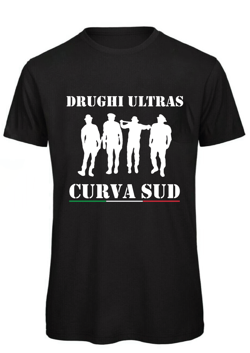 T-shirt ULTRAS BIANCONERI DRUGHI tifosi JUVE CURVA SUD Juventus