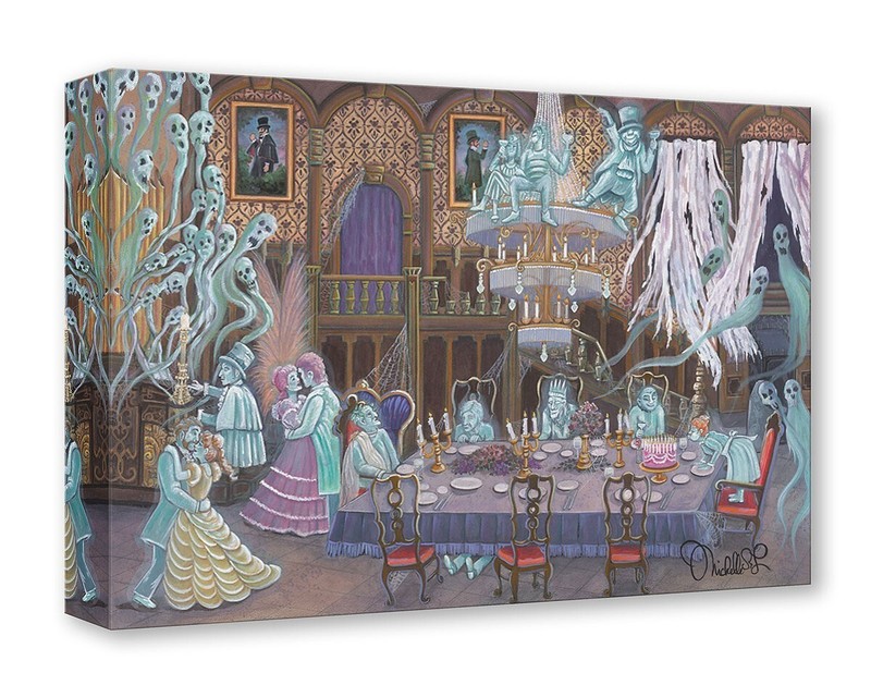 Haunted Mansion Disney Fine Art Michelle St. Laurent Ltd Ed TOC Haunted Ballroom