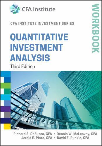 Quantitative Investment Analysis Workbook (CFA Institute Investment Series), Run-image