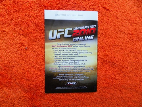 UFC UNDISPUTED 2010 - Original Handbuch - Microsoft Xbox 360 - Bild 2 von 2