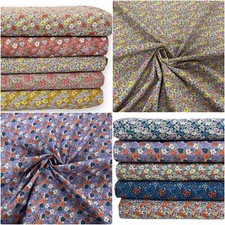 Tiny Floral Fabric Doll House Ditsy Flowers Quilting Cotton Cottage Garden