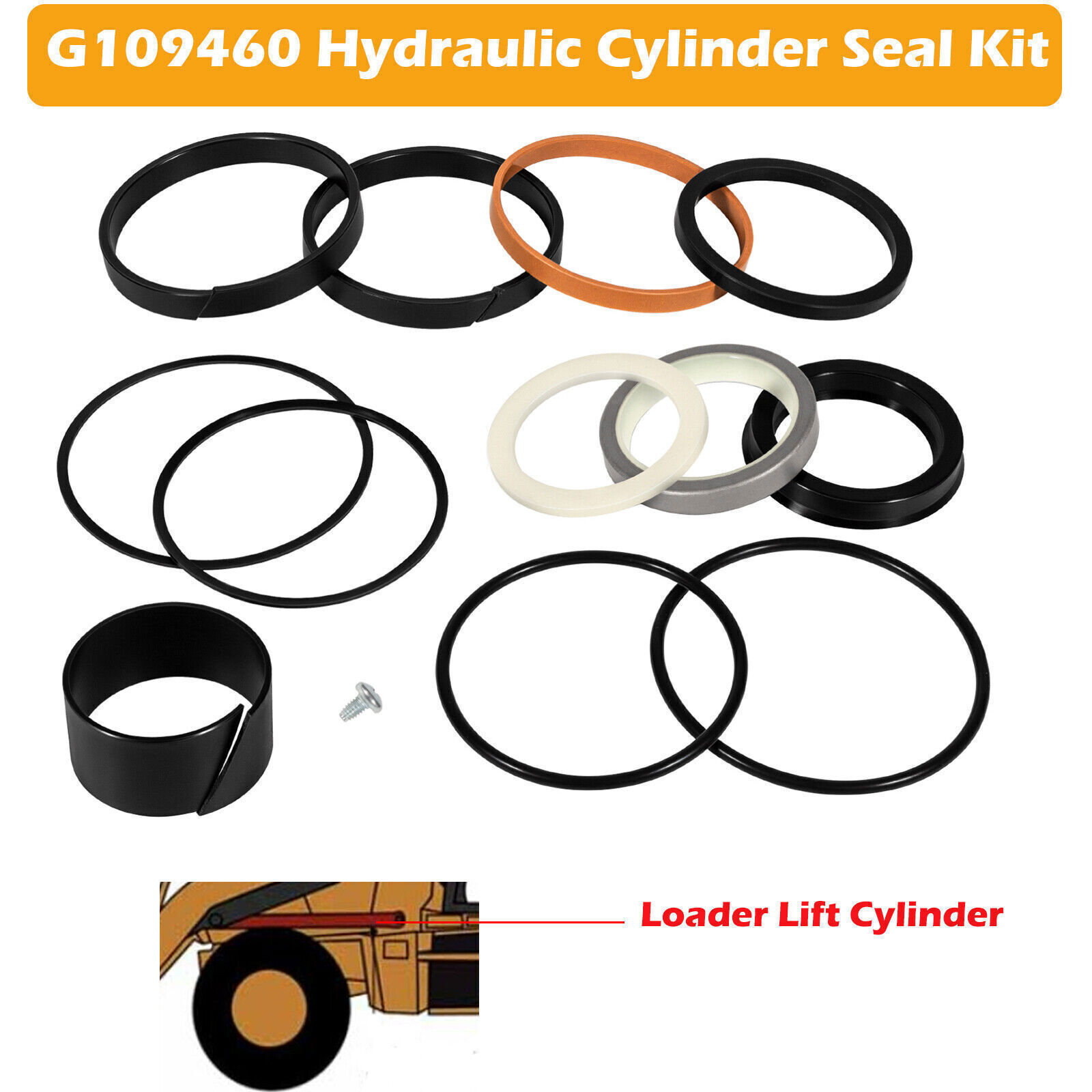 Hydraulic Cylinder Seal Kit Fit Case 580E 580SE 580SD 580B Backhoe