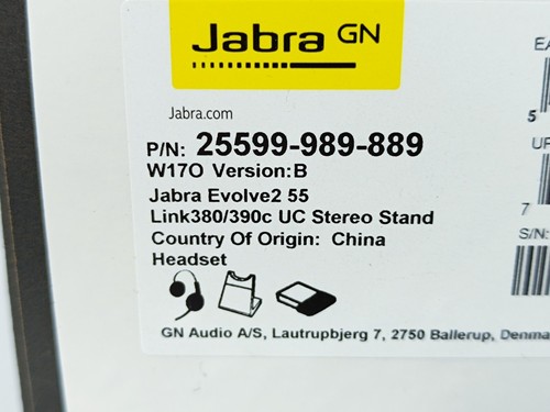 Casque stéréo UC Jabra Evolve2 55 Link380c avec station de charge - Noir _0.58_5 - Photo 4/15