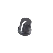 (1) .55" Guitar Effects Pedal 6mm Knob Black / White