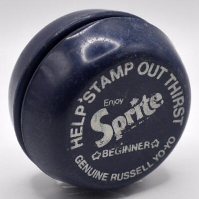 1970 Philippines SPRITE Coca COKE Cola BEGINNER BLUE Genuine Russell Yo-Yo