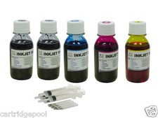 ND non-original 5x4oz Dye Refill Ink WorkForce WF-2520 WF-2530 WF-2540