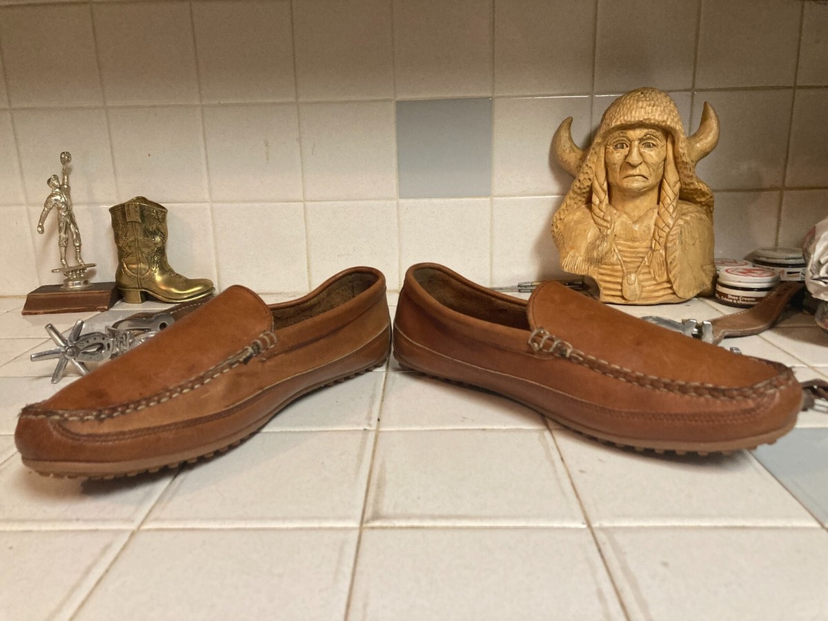 Allen Edmonds Interstate 90 Men Sz 9 Brown Leather Driving Moccasin Dress Shoes ALLEN EDMONDS Men Loafers Interstate 90 Navy | Mercari main image 2