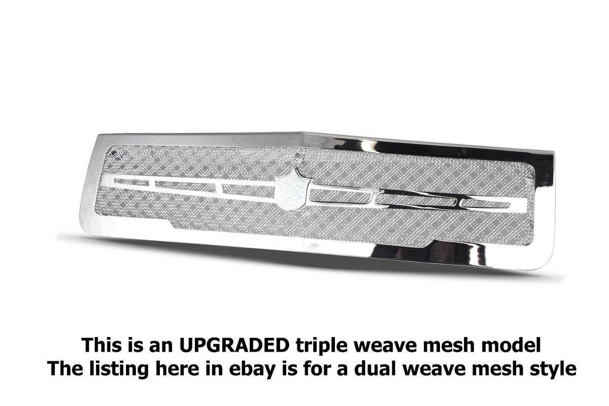 1969 Buick Skylark chrome grill dual weave mesh grille Tiarra | eBay