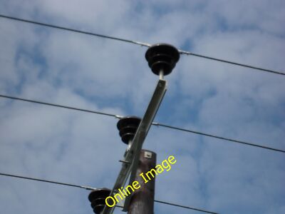 Photo 6x4 New insulators Creech St Michael When I was walking down the Cr c2012