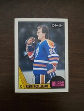 1987-88 O-pee-chee Hockey Card Kevin McClelland #201