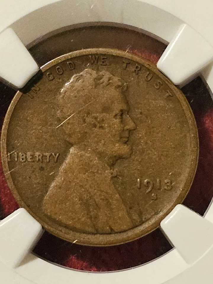 1913-S 1C BN Lincoln Cent Key Date VG 8 BN Certified & Graded By NGC - Image 2 of 4