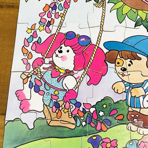 Mattel POOCHIE Pink Dog 1983 puzzle vintage 25 pezzi 13" x 8" completo senza scatola - Foto 2 di 10