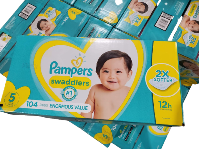 pampers swaddlers 5