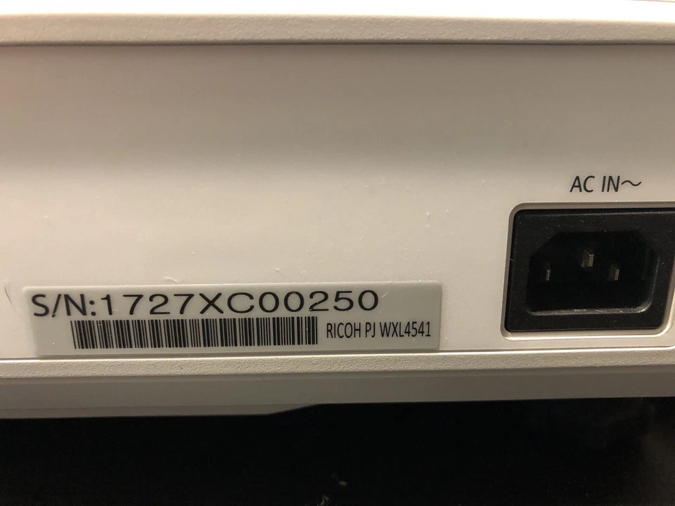 Ricoh PJ WXL4541 Short Throw DLP Projector 1280x800 3200 lm - Image 4 of 4