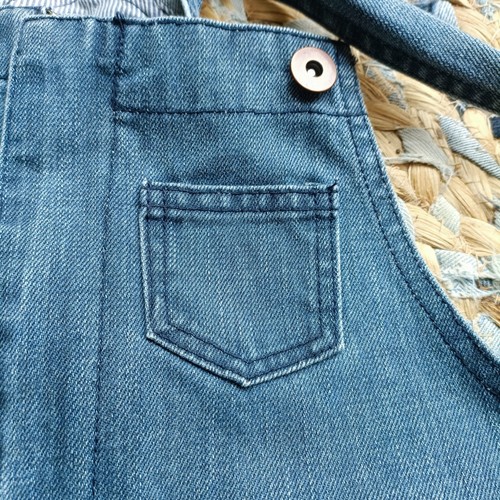 Paul McNeil maßgeschneiderte Künstler Maler CROPPED DUNGAREES Größe MEDIUM handbemalt - Bild 13 von 17