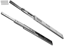 Kitchen Soft-Close Ball Bearing Drawer Slide Extension 18"-22"  Pair - 110 lbs