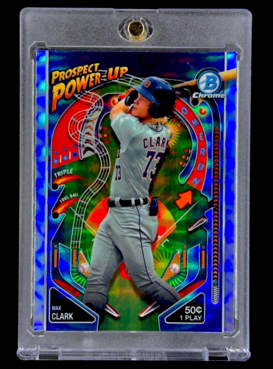 MAX CLARK REFRACTOR ROOKIE RC Card SP Insert Topps Chrome Holo