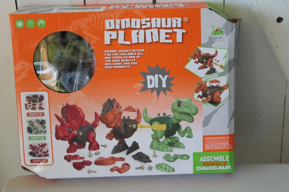 Dinosaur Planet DIY Assemble Creative Building Set Toys 3+ - Image 2 of 4