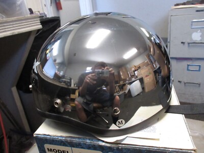 Vintage NOS AFX Half Helmet FX-7 Chrome & Black Size Adult Medium FX-71804 | eBay Vintage NOS AFX Half Helmet FX-7 Chrome & Black Size Adult Medium FX-71804 | eBay