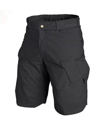 Men's Outdoor Waterproof Tactical Shorts Relaxed Breathable Hiking Cargo Shorts - Picture 2 of 4