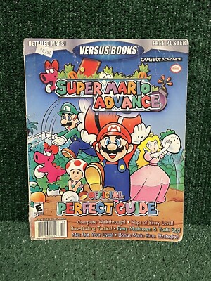 Super Mario Advance Perfect Game Guide By Versus Books Vol. 26. Fast Shipping!!