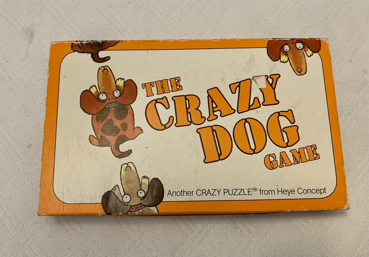 THE CRAZY DOG GAME COMPLETE PUZZLE FROM PSS 1980 ARTUS GAMES HEYE CONCEPT